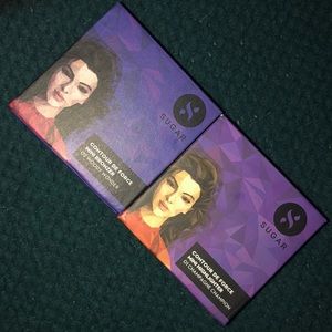 SUGAR brand mini bronzer/mini highlighter combo